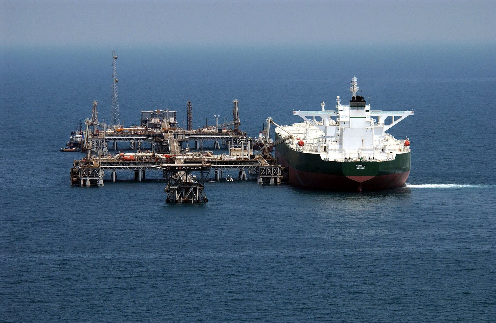 Onto a tanker