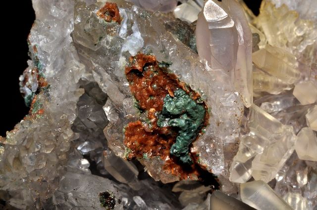 Copper in the ground — here as green malachite